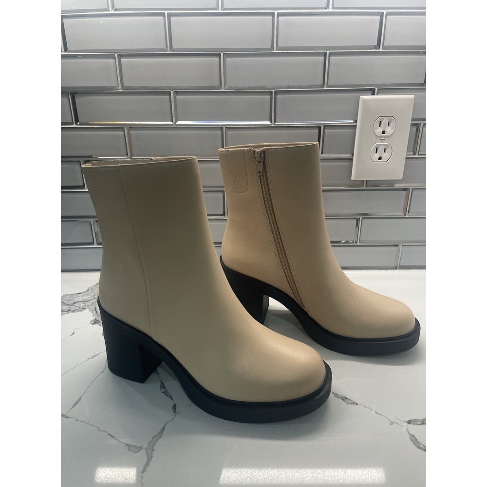 New Lisa Vicky Valid-V Beige Calf Leather Shoes Size 8.5 – New in Box